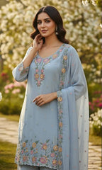Heavy Chiffon 3-Piece Suit
