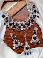 Elegant Silver Partywear Set – Women’s Jewelry