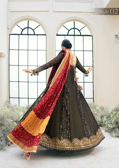 Chiffon Frock with Sharmoz Silk Trouser